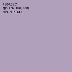 #B0A0BC - Spun Pearl Color Image